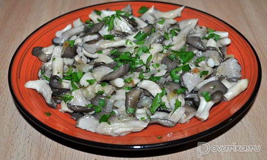 Рецепт вешенок жареных