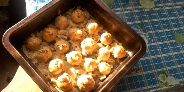 запеченные шампиньоны