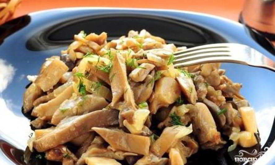 Рецепт жареных грибов в мультиварке