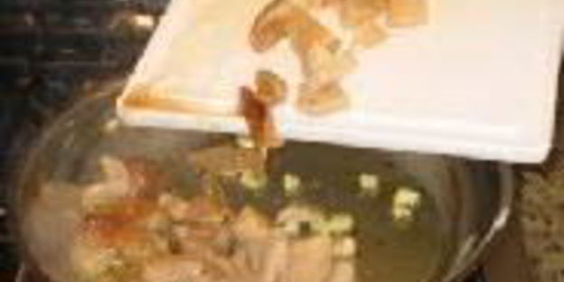 жареные грибы