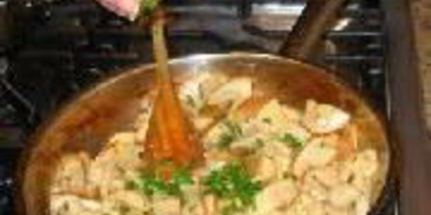 жареные грибы