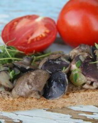 Жареные маслята