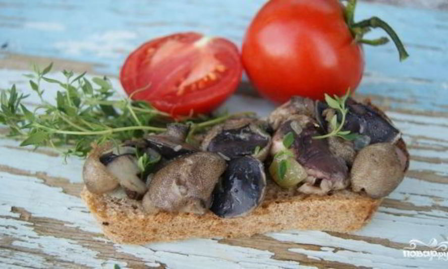 Рецепт жареных маслят