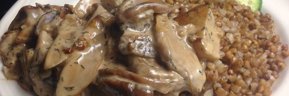 Жареные подосиновики