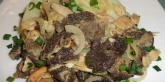 жареные сморчки