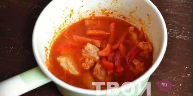 гуляш из курицы