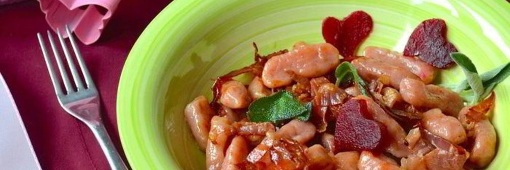 Итальянские ньокки со свеклой