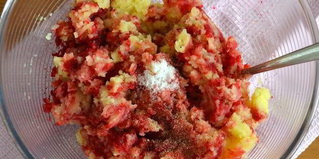 итальянские ньокки со свеклой