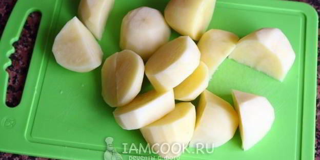 картофельно-кабачковое пюре с сыром