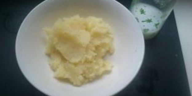 картофельно-кабачковое пюре