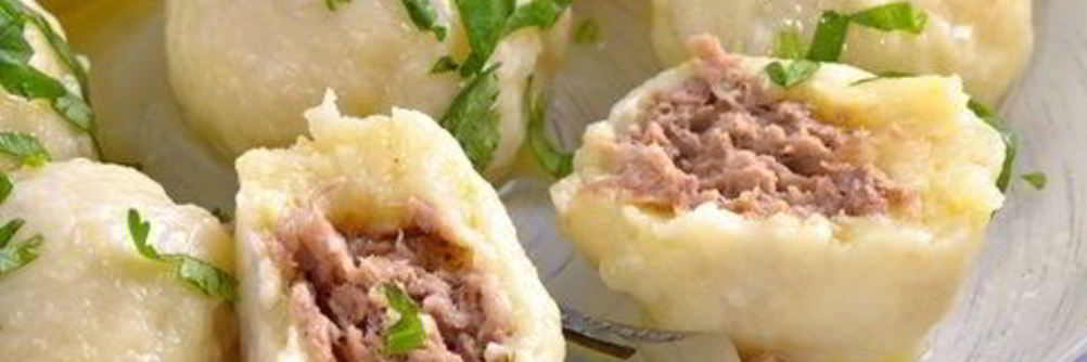 Картофельно-сырные ньокки, фаршированные мясом