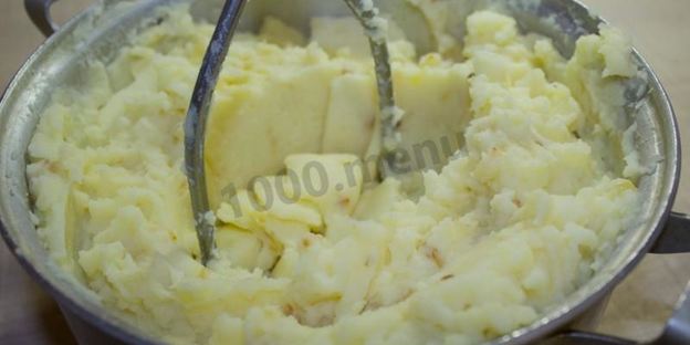 картофельное пюре с луком