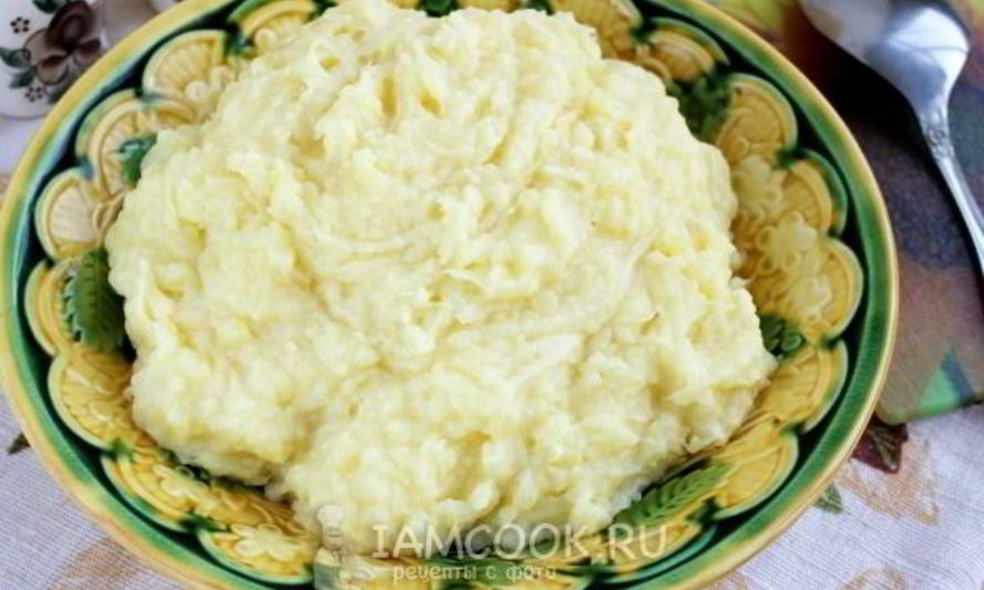 Рецепт картофельного пюре с сыром