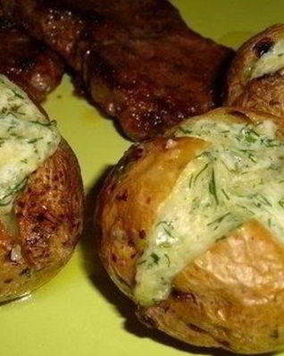 Картофельный гарнир в духовке