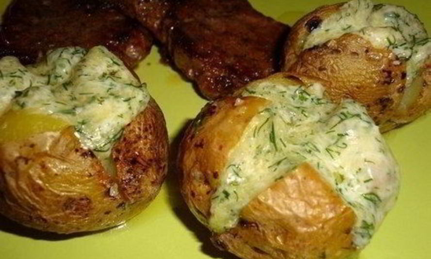 Рецепт картофельного гарнира в духовке