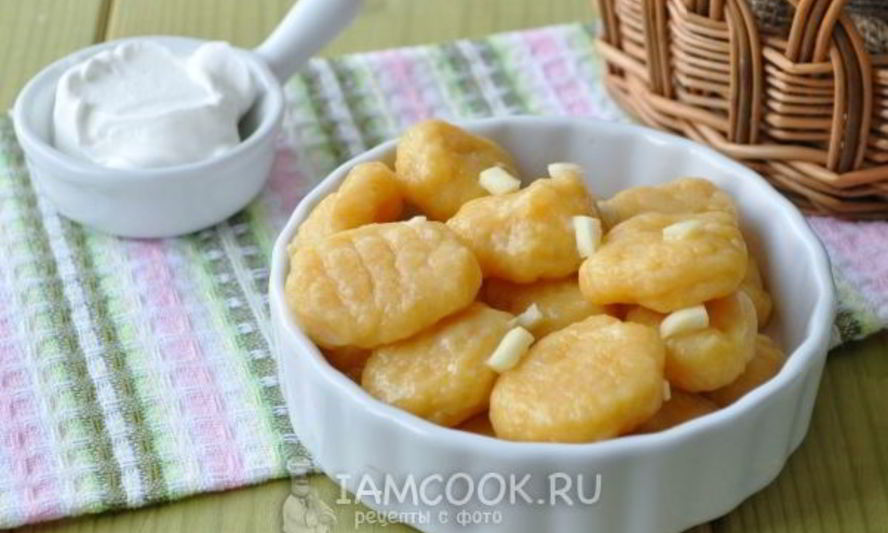Рецепт картофельных ньокков с тыквой