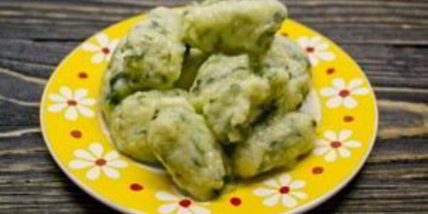 картофельные ньокки со шпинатом и укропом