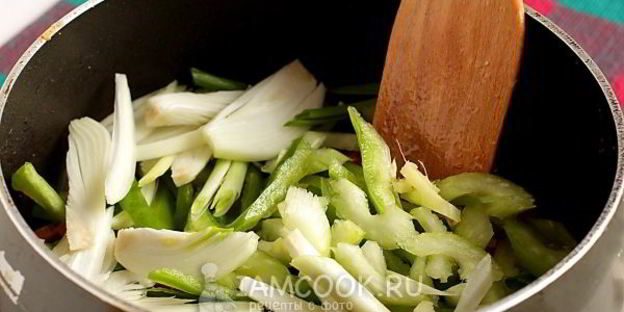 китайская лапша с курицей