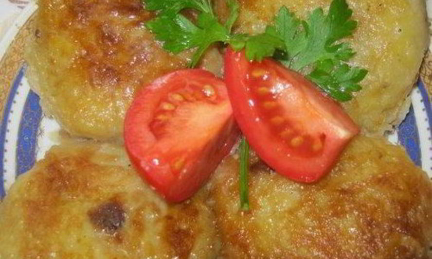 Рецепт клецек из картофеля со свининой