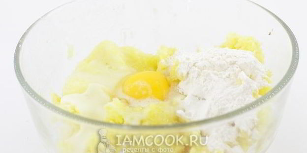 клецки картофельные с мясом