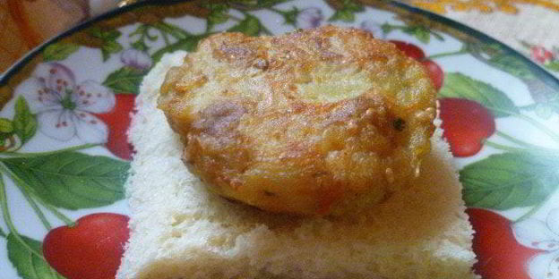 картофельно-баклажановые котлеты