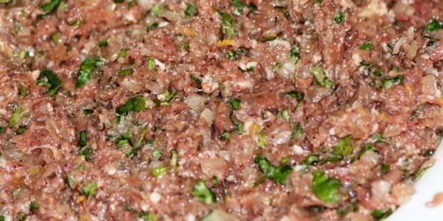котлеты из баранины с кинзой и лимонной цедрой