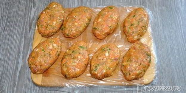 котлеты из фарша с морковью