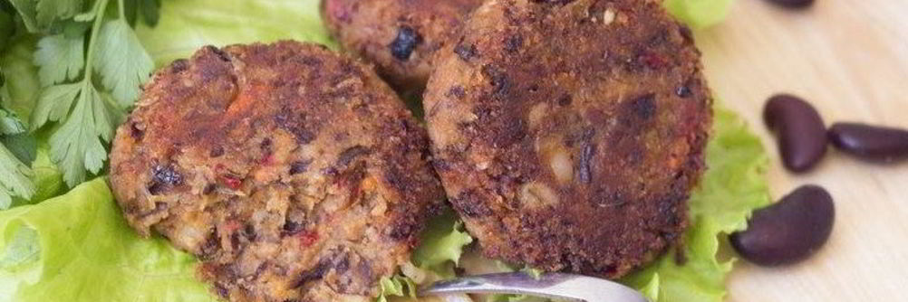 Котлеты из фасоли и перловки