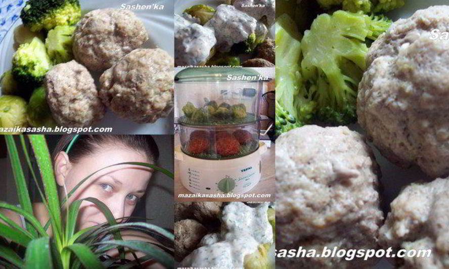 Рецепт котлет из говядины с овощным гарниром на пару с йогуртовым соусом