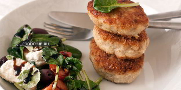 котлеты из индейки с кабачками