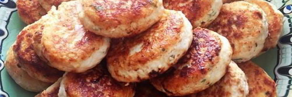 Котлеты из индейки с кинзой