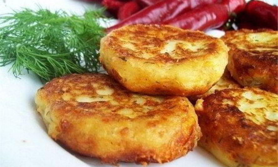 Рецепт котлет из картофеля с сыром и укропом