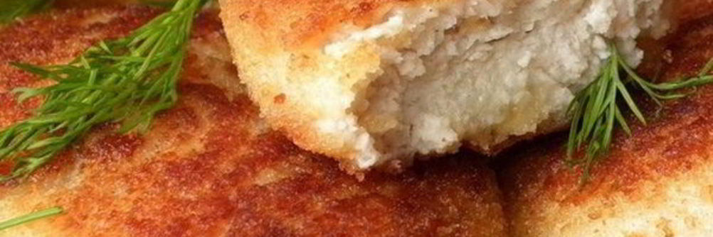 Котлеты из курицы с картофелем и сыром