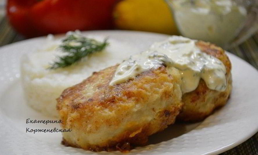 Рецепт котлет из щуки с соусом