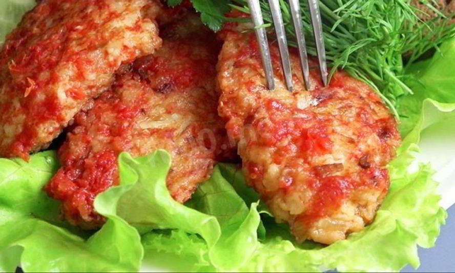 Рецепт котлет луковых овощных