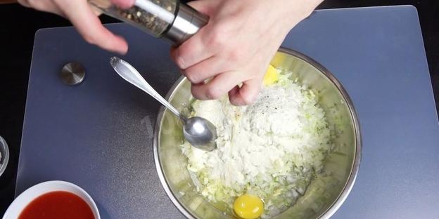 котлеты луковые овощные