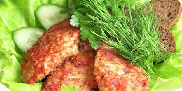 котлеты луковые овощные