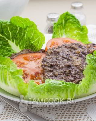 Котлеты печеночные в духовке