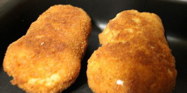 котлеты по-киевски с сыром и маслом
