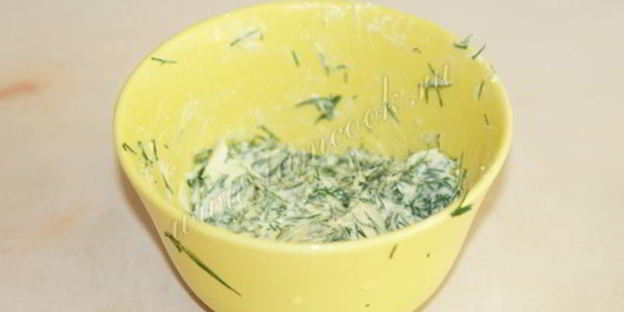 котлеты по-киевски с зеленью и чесноком