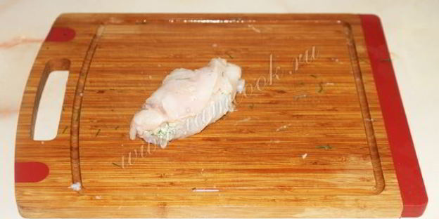 котлеты по-киевски с зеленью и чесноком