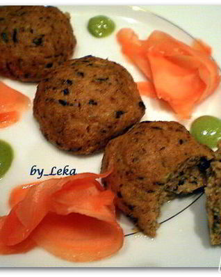 Котлеты рыбные с нори