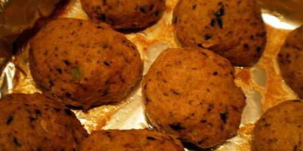 котлеты рыбные с нори