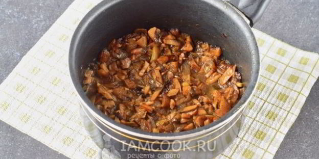 котлеты с грибами внутри