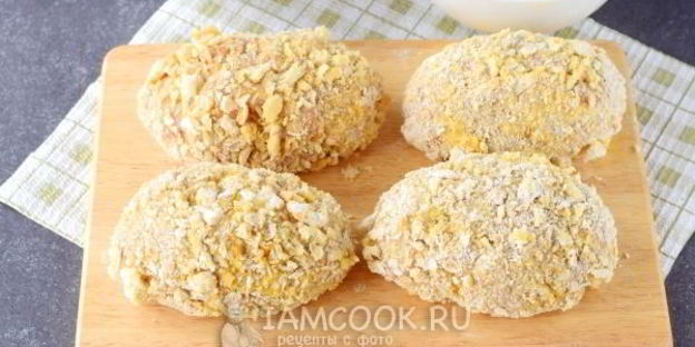 котлеты с грибами внутри