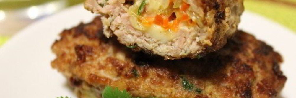 Котлеты с начинкой