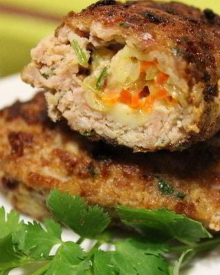 Котлеты с начинкой
