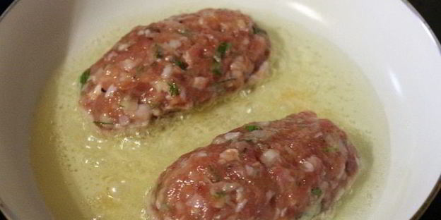 котлеты с начинкой