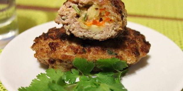 котлеты с начинкой