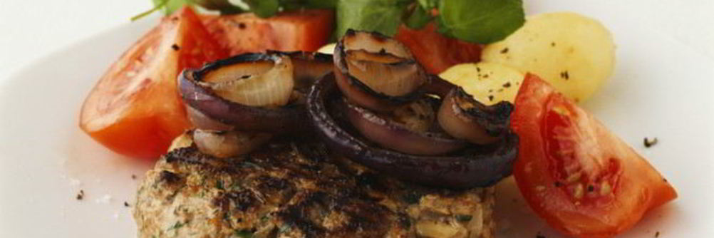 Котлеты с помидорами и сыром